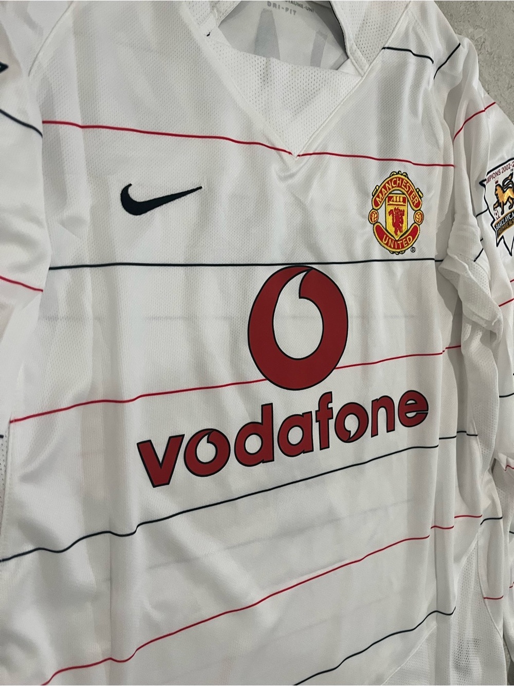 Manchester United 03/05 third kit Long Sleeve - Ronaldo #7 SIZE X-LARGE